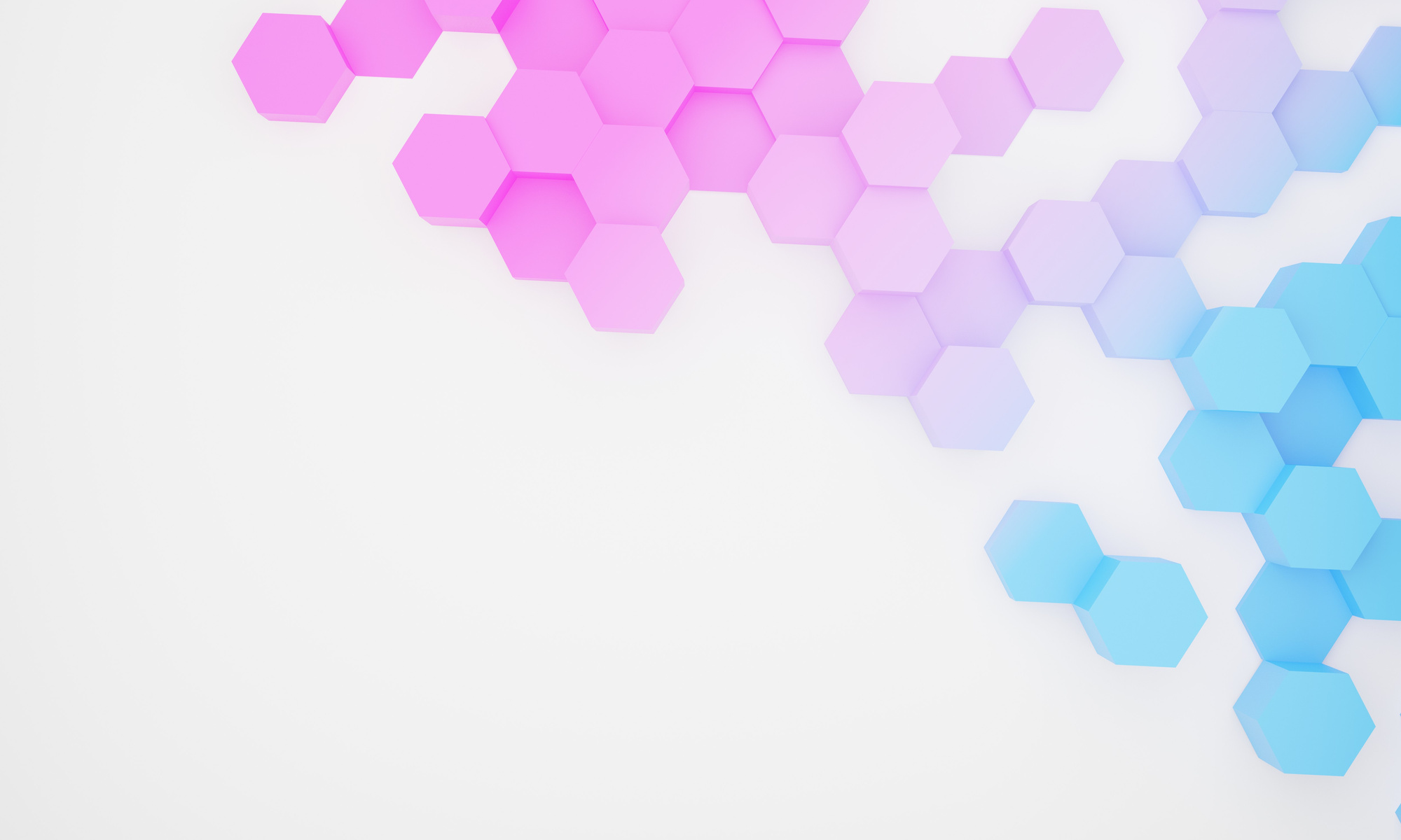 Hexagonal Background 3d Render